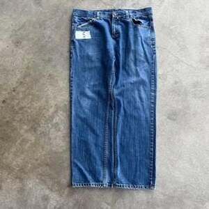 Hurley Y2K Baggy Jeans, Men's 36x30 Blue Denim Skate Surf